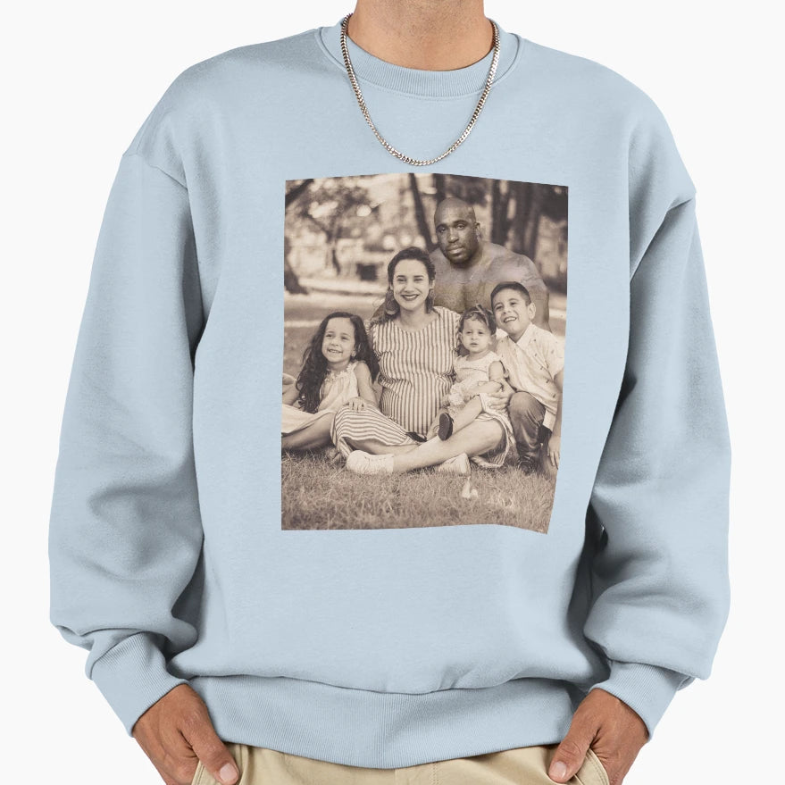 Barry Wood Family Photo Sweatshirt - Unique Graphic for Adults - T-Shirt, Sweatshirt, Hoodie