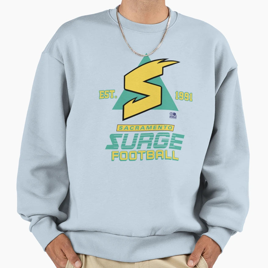 Sacramento Surge Football Sweatshirt - Casual Everyday Wear for Adults - T-Shirt, Sweatshirt, Hoodie
