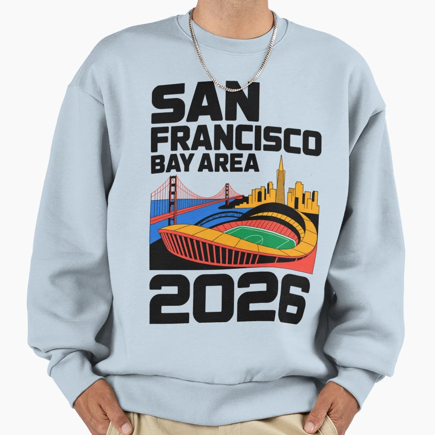 San Francisco Bay Area Golden Gate T-Shirt - Unique Graphic for Adults - T-Shirt, Sweatshirt, Hoodie