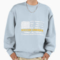 Usa Flag Proud Soccer Grandpa Sweatshirt - Streetwear Style Men Women - T-Shirt, Sweatshirt, Hoodie