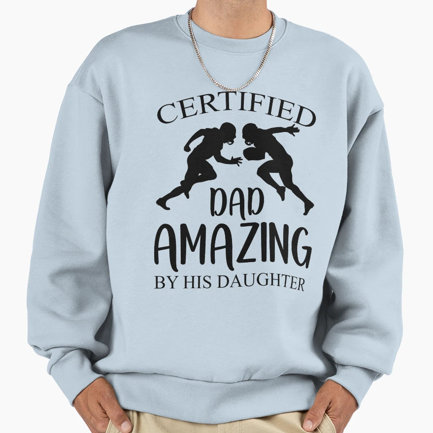 Football Dad T-Shirt - Trendy Graphic for Adults - T-Shirt, Sweatshirt, Hoodie