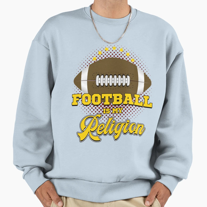 American Football Player Sweatshirt - Aesthetic Graphic for Adults - T-Shirt, Sweatshirt, Hoodie