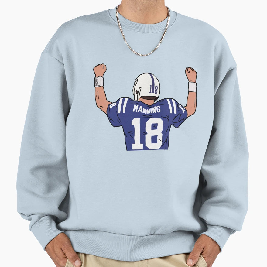 Peyton Manning Celebration Sweatshirt - Unique Graphic Unisex - T-Shirt, Sweatshirt, Hoodie