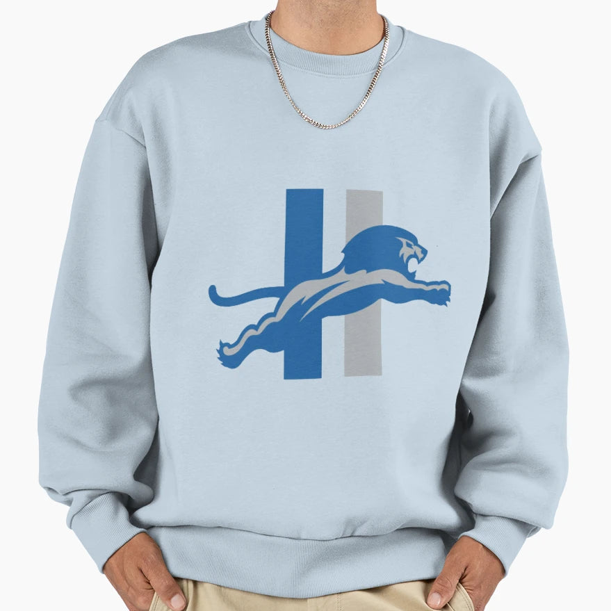 Detroit Logo Sweatshirt - Minimalist Print Men Women - T-Shirt, Sweatshirt, Hoodie