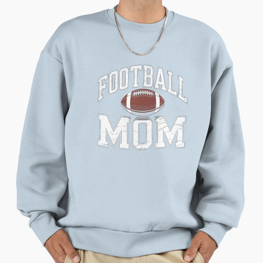 Football Mom Football Player Game Day Sweatshirt - Graphic Print Men Women - T-Shirt, Sweatshirt, Hoodie
