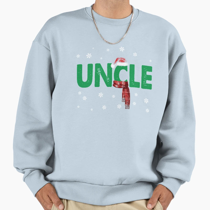 Uncle Santa Hat Family Matching Pajamas T-Shirt - Novelty Apparel Men Women - T-Shirt, Sweatshirt, Hoodie