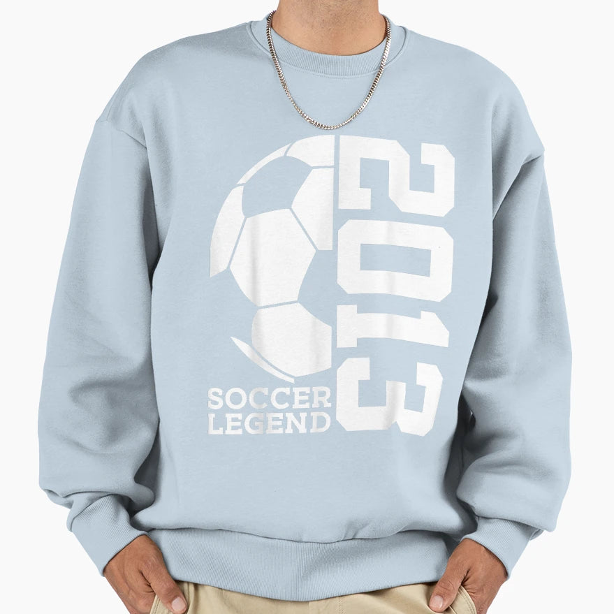 Football 10Th Birthday Soccer Sweatshirt - Unique Graphic for Adults - T-Shirt, Sweatshirt, Hoodie