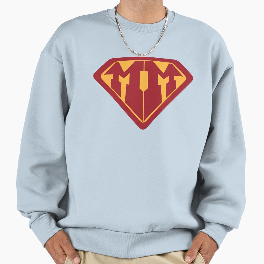 Measuring Logo Faded Sweatshirt - Casual Everyday Wear for Adults - T-Shirt, Sweatshirt, Hoodie