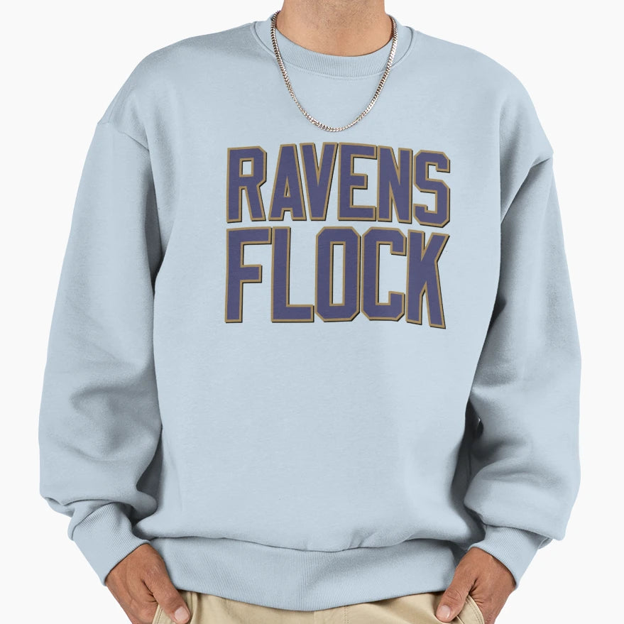 Ravens Flock Sweatshirt - Unique Graphic Men Women - T-Shirt, Sweatshirt, Hoodie
