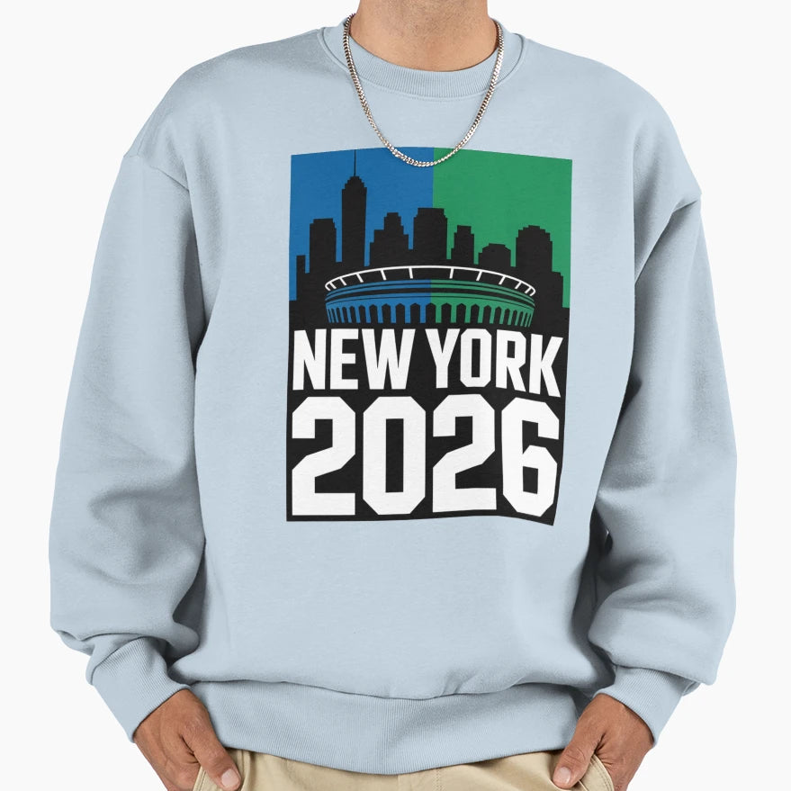 New York 2026 Metlife Stadium Skyline V2 T-Shirt - Unique Graphic Unisex - T-Shirt, Sweatshirt, Hoodie