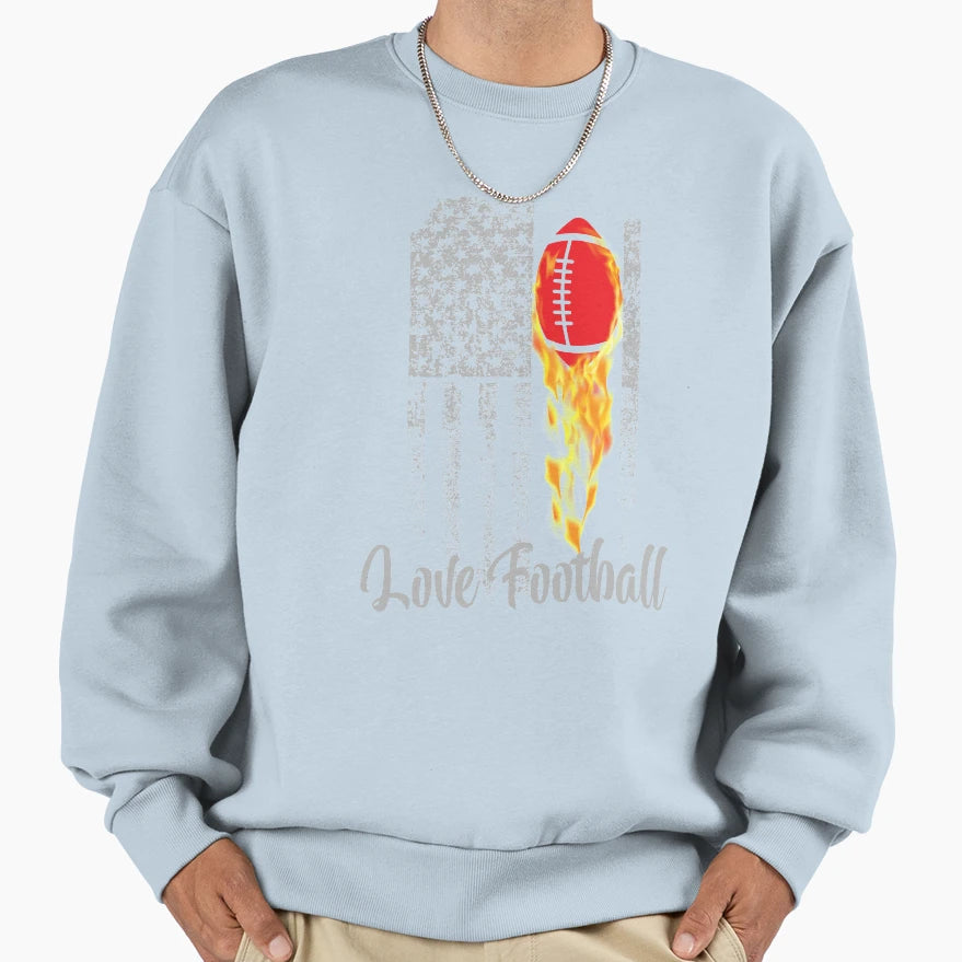 Love Football Id Love To But Sweatshirt - Fun Novelty Design for Adults - T-Shirt, Sweatshirt, Hoodie