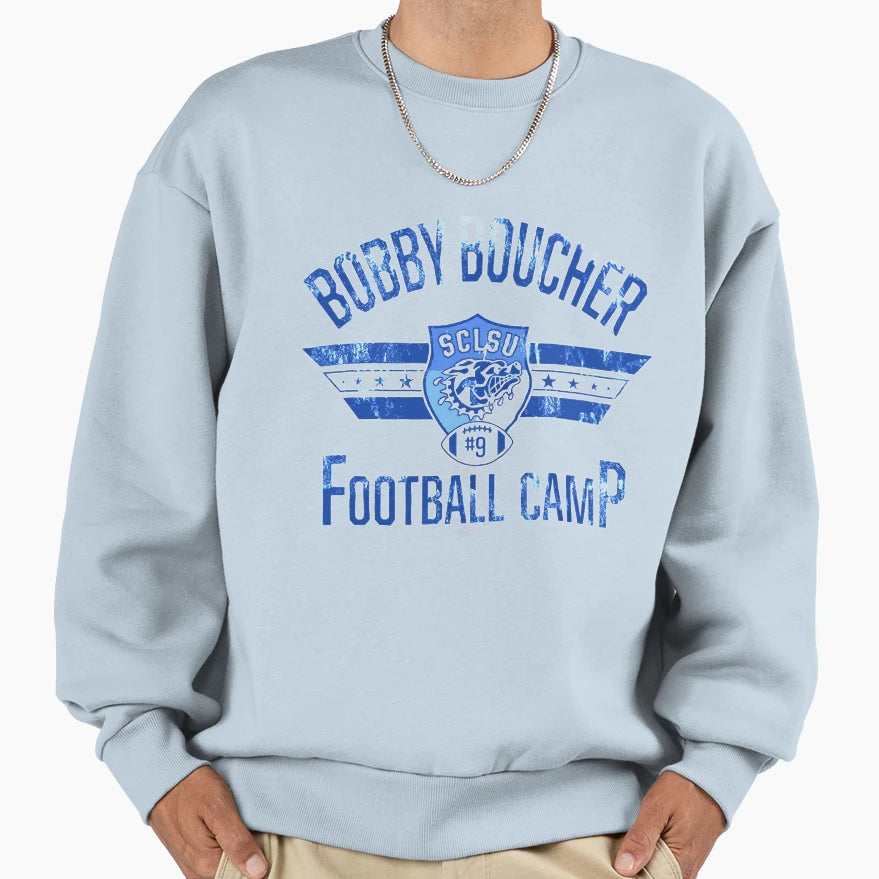 Bobby Boucher Football Camp Mud Dogs Sweatshirt - Aesthetic Graphic Unisex - T-Shirt, Sweatshirt, Hoodie