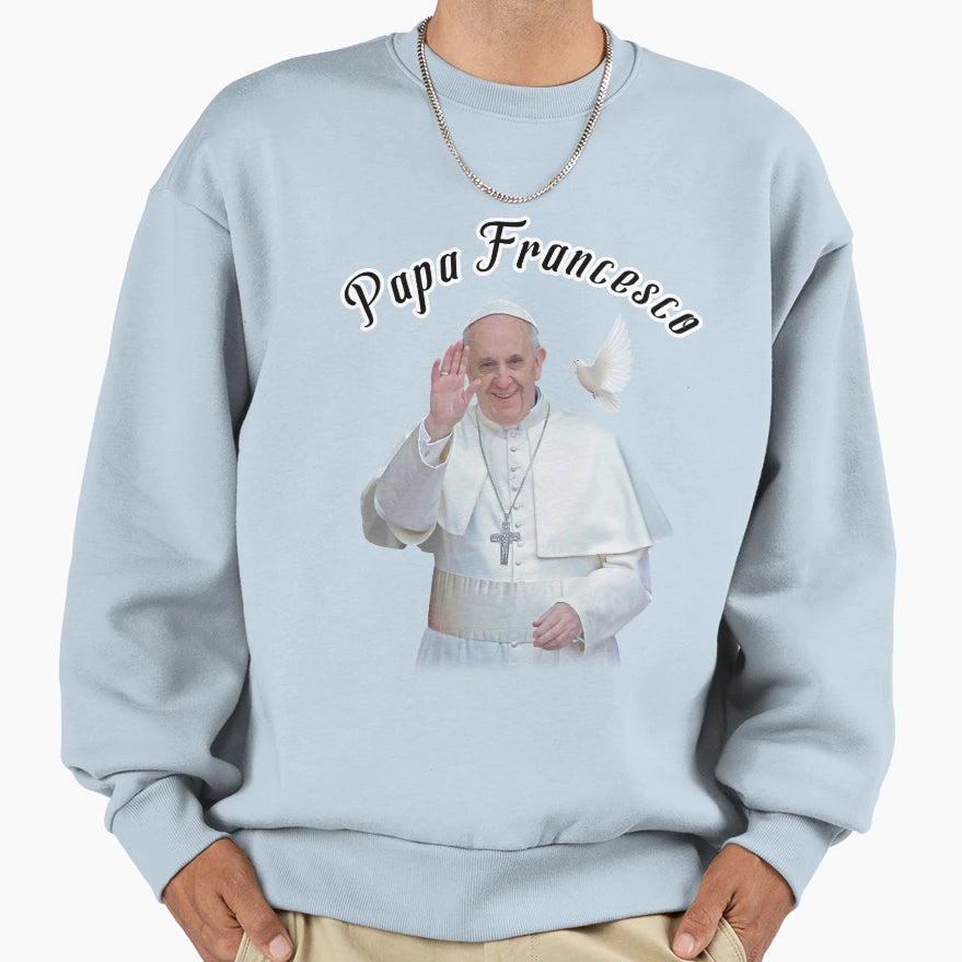 Pope 00Ff00 Sweatshirt - Graphic Print Men Women - T-Shirt, Sweatshirt, Hoodie