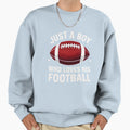 Just Who Loves Football Funny Sports T-Shirt - Aesthetic Graphic Unisex - T-Shirt, Sweatshirt, Hoodie