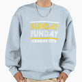 Sunday Funday City Sweatshirt - Trendy Graphic Unisex - T-Shirt, Sweatshirt, Hoodie