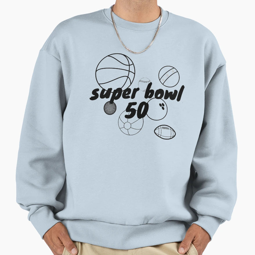 Super Bowl 50 Sweatshirt - Unique Graphic Men Women - T-Shirt, Sweatshirt, Hoodie