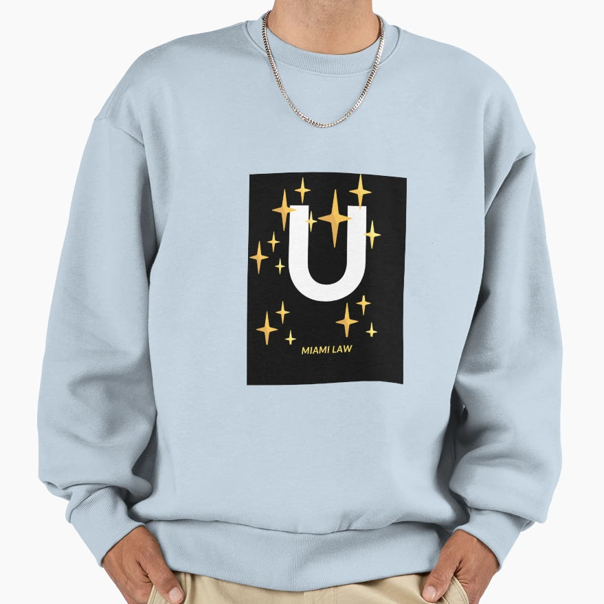 University Miami Law Sweatshirt - Graphic Print Unisex - T-Shirt, Sweatshirt, Hoodie