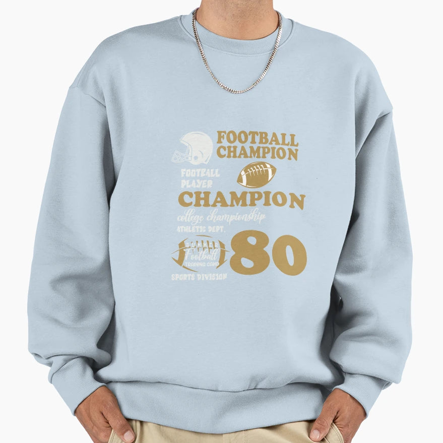 American Footbal Champion Sweatshirt - Unique Graphic Unisex - T-Shirt, Sweatshirt, Hoodie