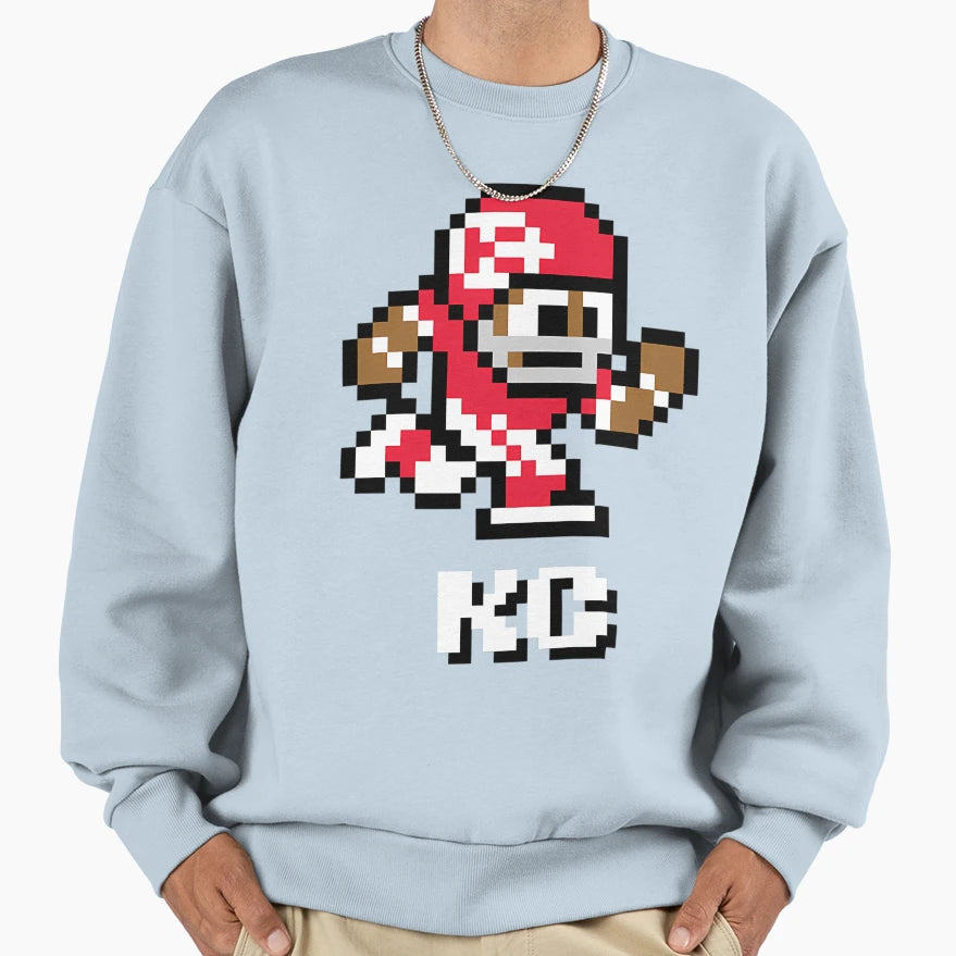 Kansas City Chiefs Tecmo Super Bowl Sweatshirt - Graphic Print Men Women - T-Shirt, Sweatshirt, Hoodie