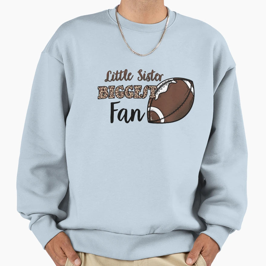 Football Little Sister Sweatshirt - Casual Everyday Wear for Adults - T-Shirt, Sweatshirt, Hoodie