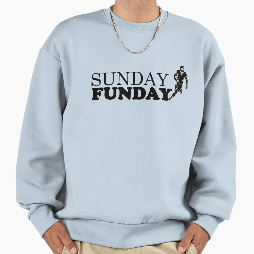 Sunday Funday Football Sport T-Shirt - Casual Everyday Wear for Adults - T-Shirt, Sweatshirt, Hoodie