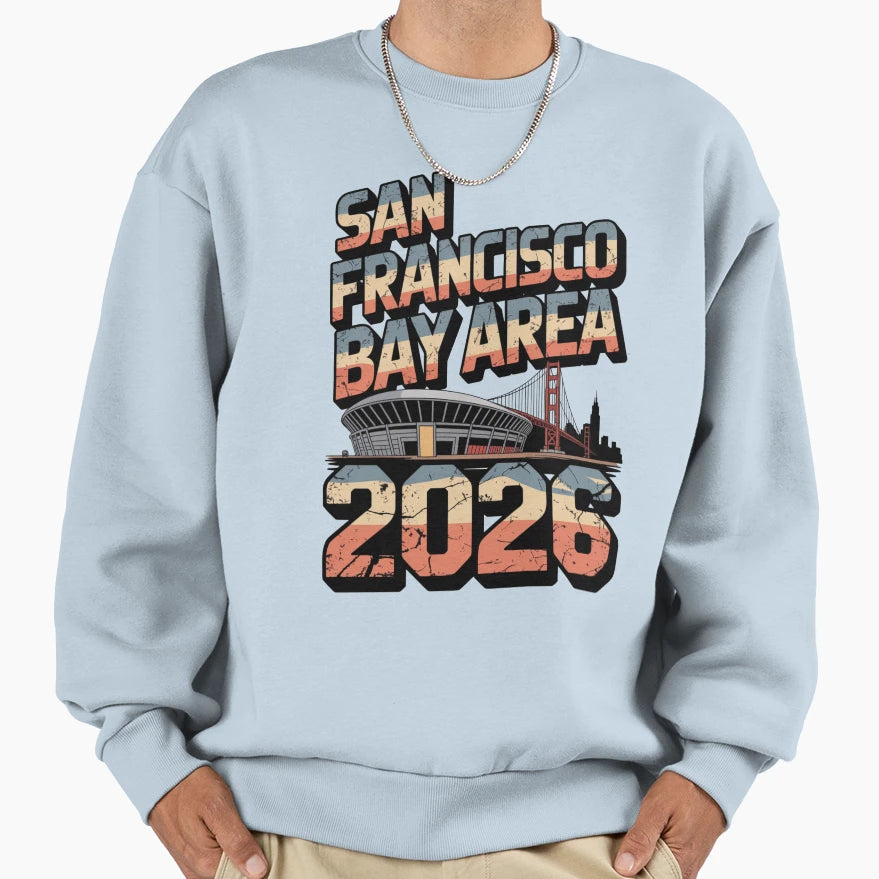 San Francisco Bay Area Golden Gate T-Shirt - Unique Graphic Men Women - T-Shirt, Sweatshirt, Hoodie