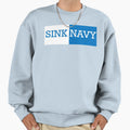 Sink Navy Sweatshirt - Minimalist Print Unisex - T-Shirt, Sweatshirt, Hoodie