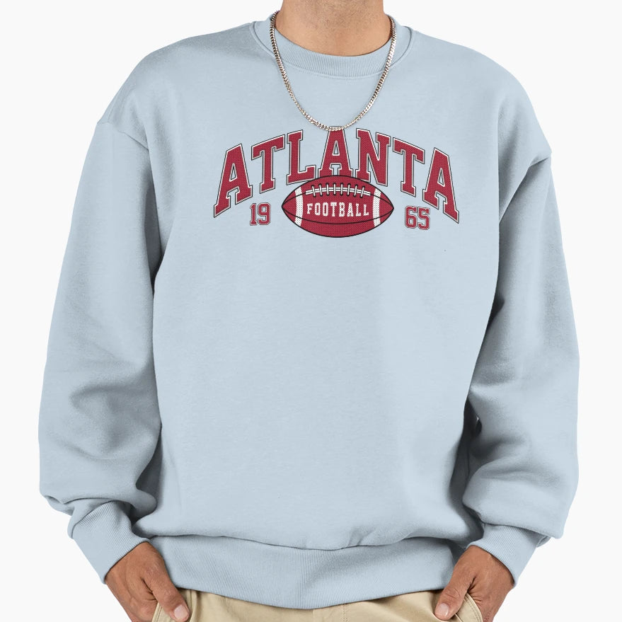 Atlanta Football Varsity Sweatshirt - Fun Novelty Design Men Women - T-Shirt, Sweatshirt, Hoodie