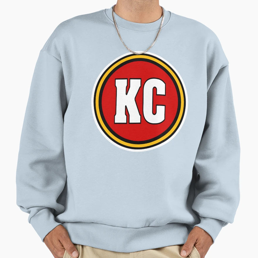 Kc Circle Sweatshirt - Aesthetic Graphic Unisex - T-Shirt, Sweatshirt, Hoodie