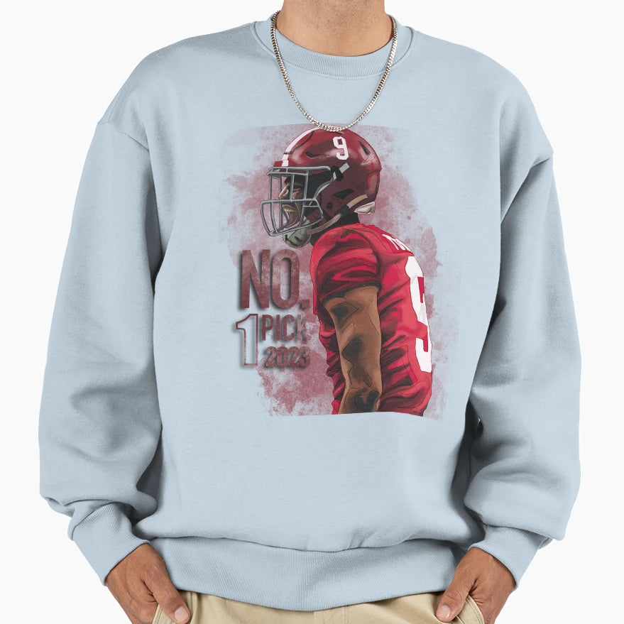 Bryce Young Draft Pick 1 Sweatshirt - Streetwear Style Unisex - T-Shirt, Sweatshirt, Hoodie