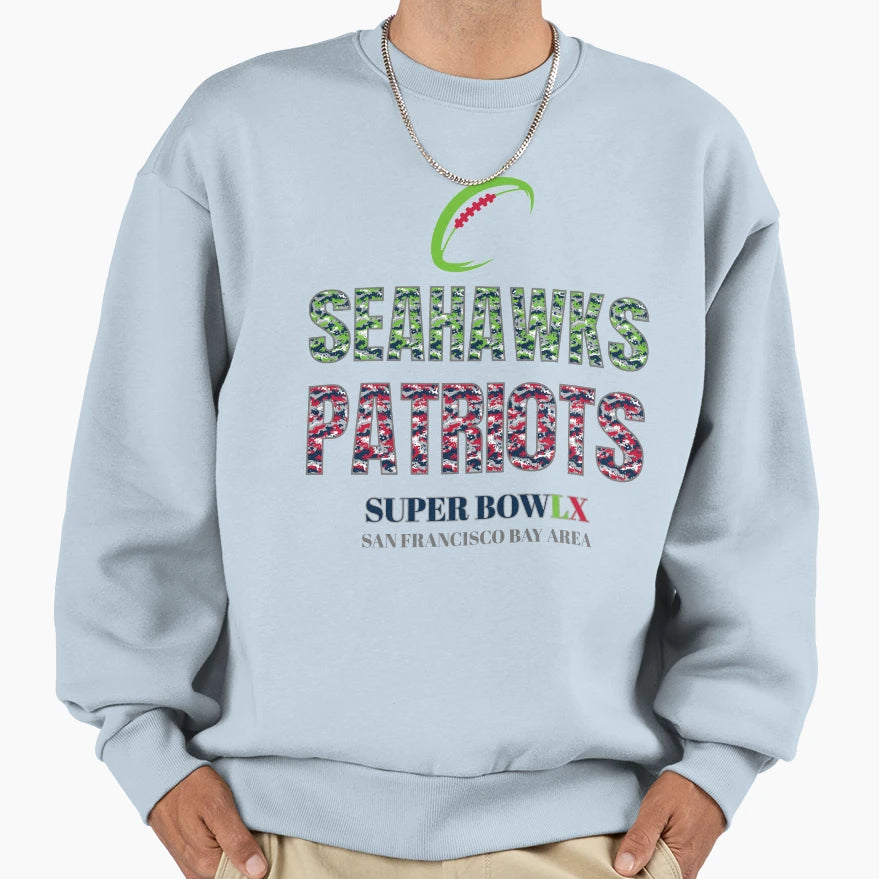 Super Bowl Lx Sweatshirt - Streetwear Style Unisex - T-Shirt, Sweatshirt, Hoodie
