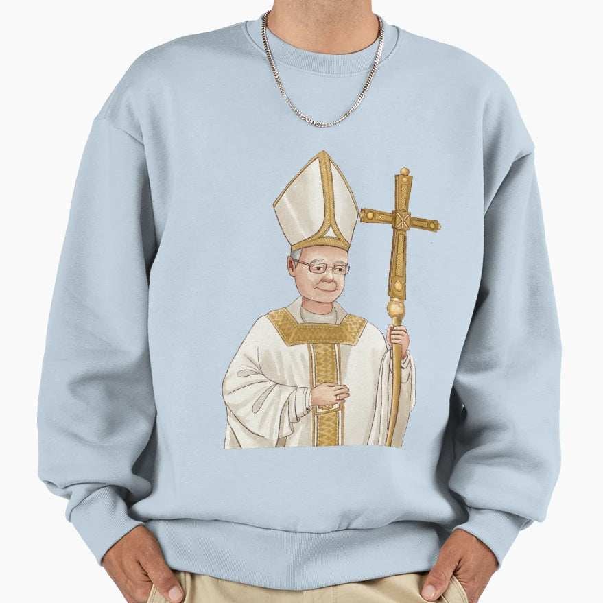 Pope Leo Xiv Sweatshirt - Trendy Graphic Unisex - T-Shirt, Sweatshirt, Hoodie
