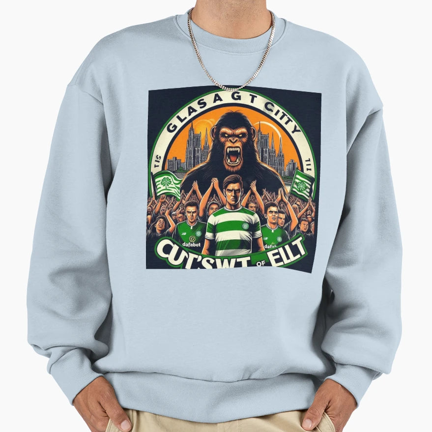 Glasgow City Passion And Power Sweatshirt - Graphic Print for Adults - T-Shirt, Sweatshirt, Hoodie
