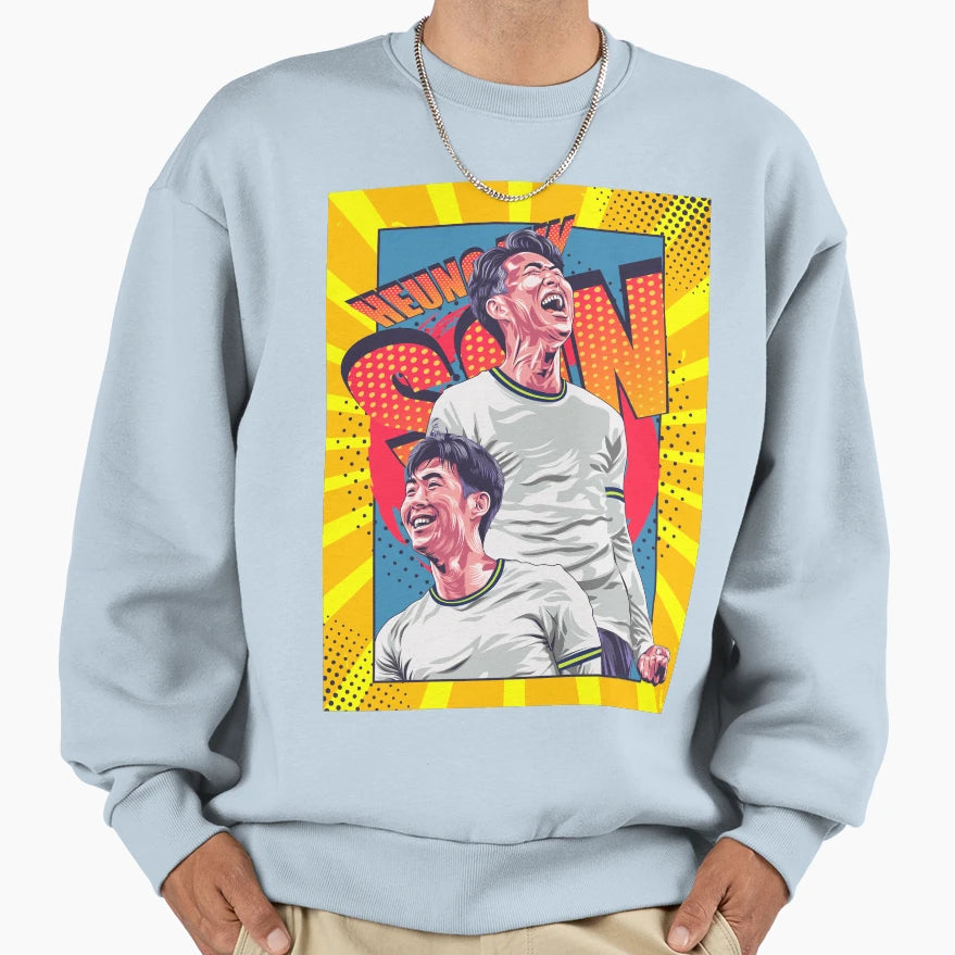 Son Heung Min Tottenham Sweatshirt - Fun Novelty Design for Adults - T-Shirt, Sweatshirt, Hoodie