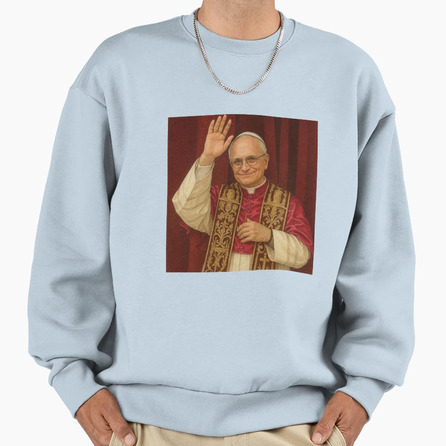 Pope Leo Xiv Sweatshirt - Streetwear Style Unisex - T-Shirt, Sweatshirt, Hoodie
