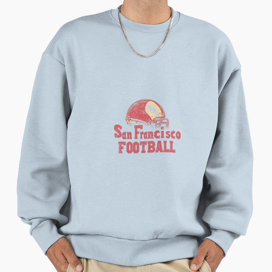 San Francisco Football Sweatshirt - Minimalist Print Unisex - T-Shirt, Sweatshirt, Hoodie