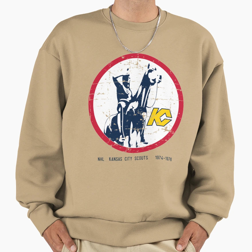 Kansas City Scouts Sweatshirt - Aesthetic Graphic Unisex - T-Shirt, Sweatshirt, Hoodie