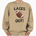 Laces Out Sweatshirt - Fun Novelty Design for Adults - T-Shirt, Sweatshirt, Hoodie
