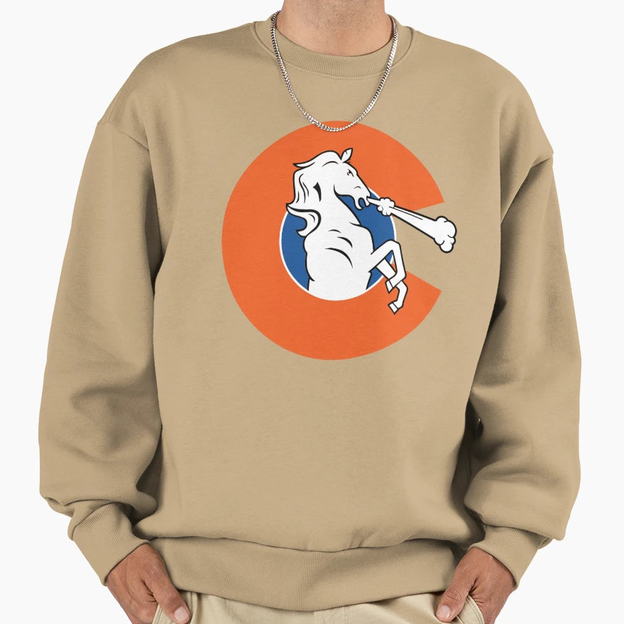 Colorado Broncos Sweatshirt - Novelty Apparel for Adults - T-Shirt, Sweatshirt, Hoodie