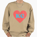 Kc Current Heart Sweatshirt - Minimalist Print for Adults - T-Shirt, Sweatshirt, Hoodie