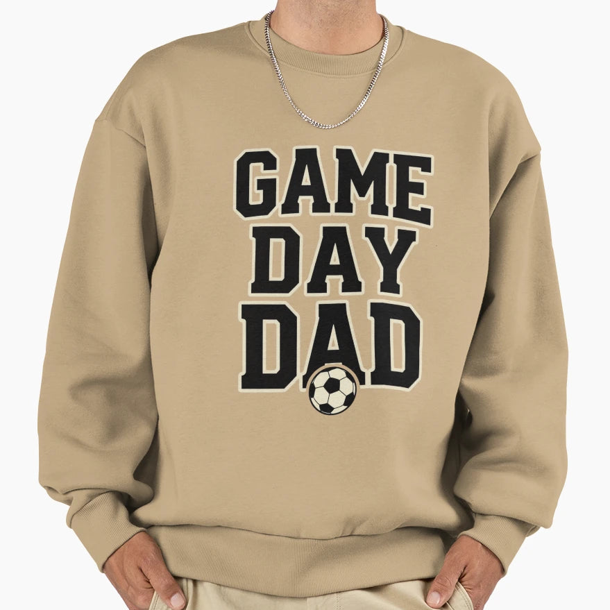Game Day Dad Sports Aesthetic Sweatshirt - Graphic Print for Adults - T-Shirt, Sweatshirt, Hoodie