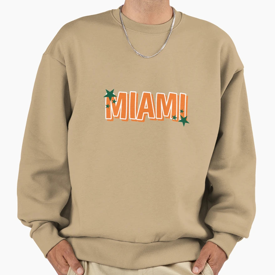 University Miami Sweatshirt - Unique Graphic Unisex - T-Shirt, Sweatshirt, Hoodie