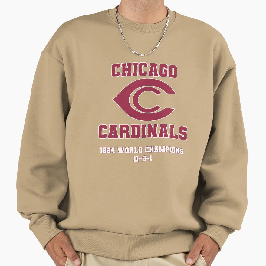 Chicago Cardinals 1924 World Sweatshirt - Casual Everyday Wear for Adults - T-Shirt, Sweatshirt, Hoodie