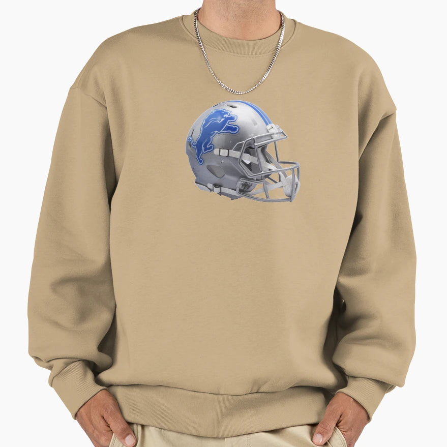 Helmet Detroit Icon Sweatshirt - Novelty Apparel Men Women - T-Shirt, Sweatshirt, Hoodie