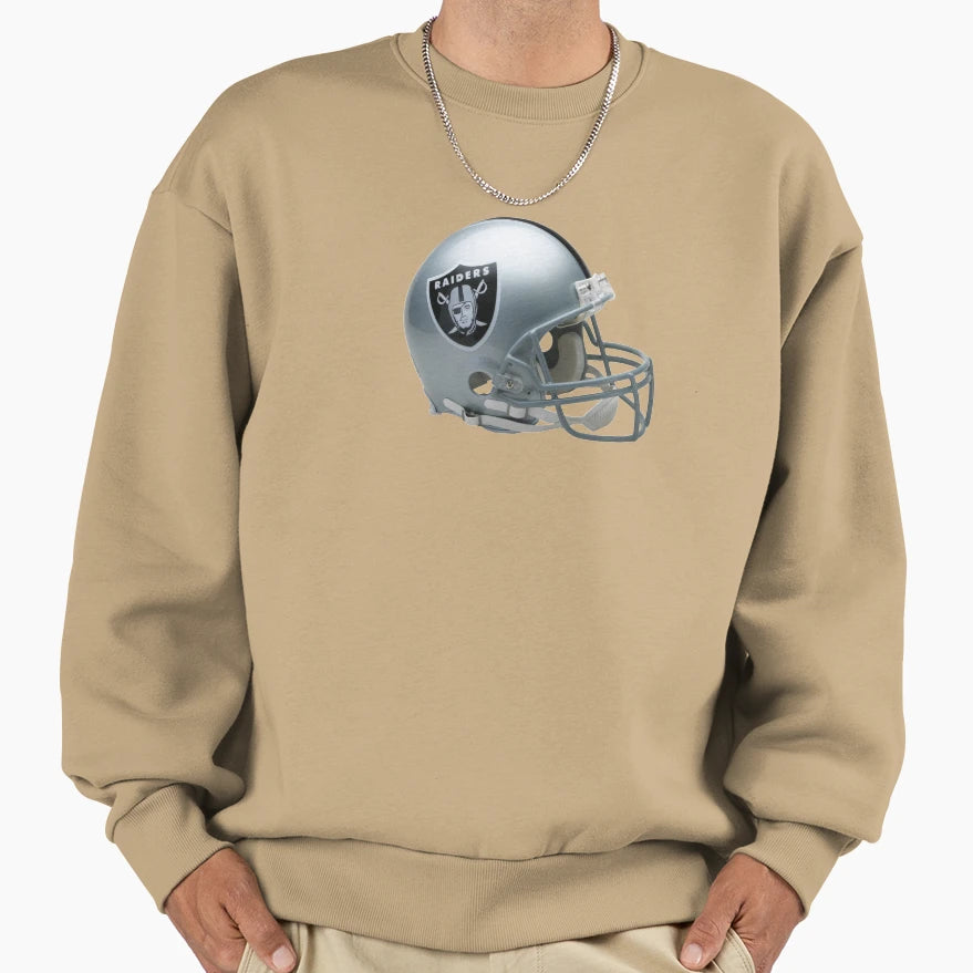 Helmet Raiders Icon Sweatshirt - Trendy Graphic for Adults - T-Shirt, Sweatshirt, Hoodie