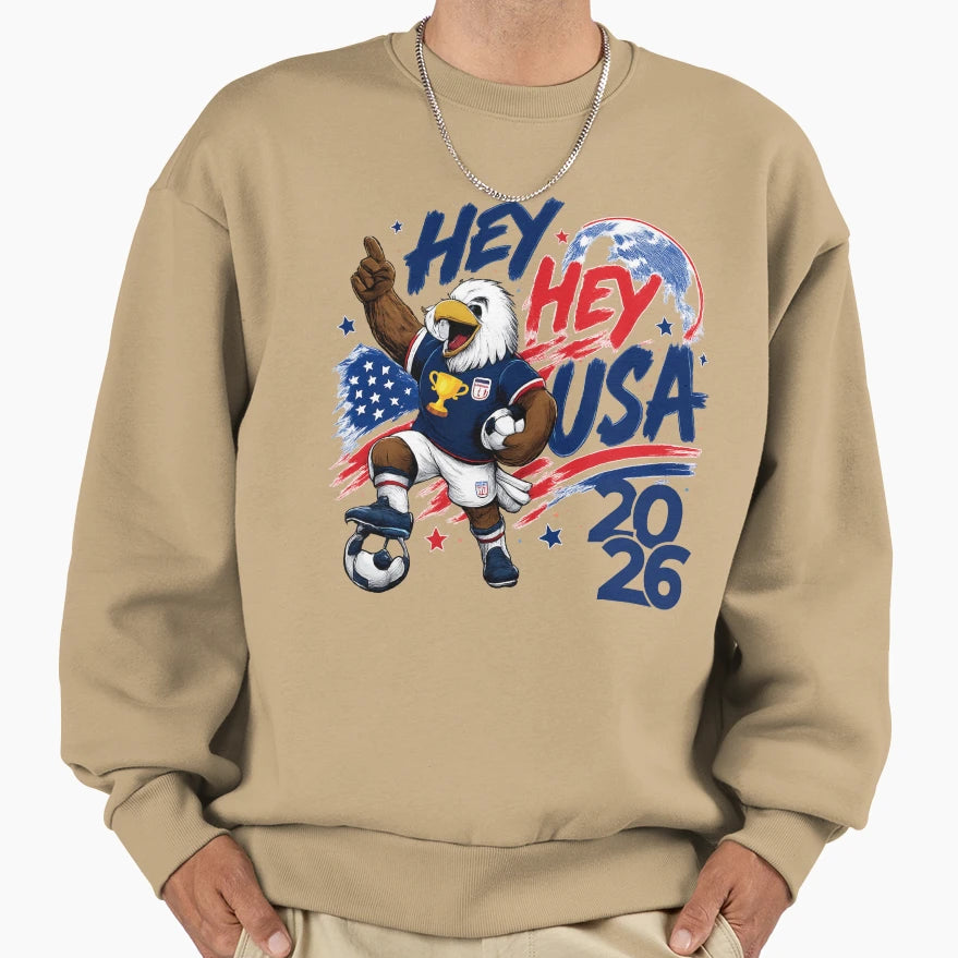 Hey Hey Usa Sweatshirt - Streetwear Style Unisex - T-Shirt, Sweatshirt, Hoodie