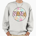 Groovy Floral Nana Mothers Day Nana Sweatshirt - Novelty Apparel Men Women - T-Shirt, Sweatshirt, Hoodie