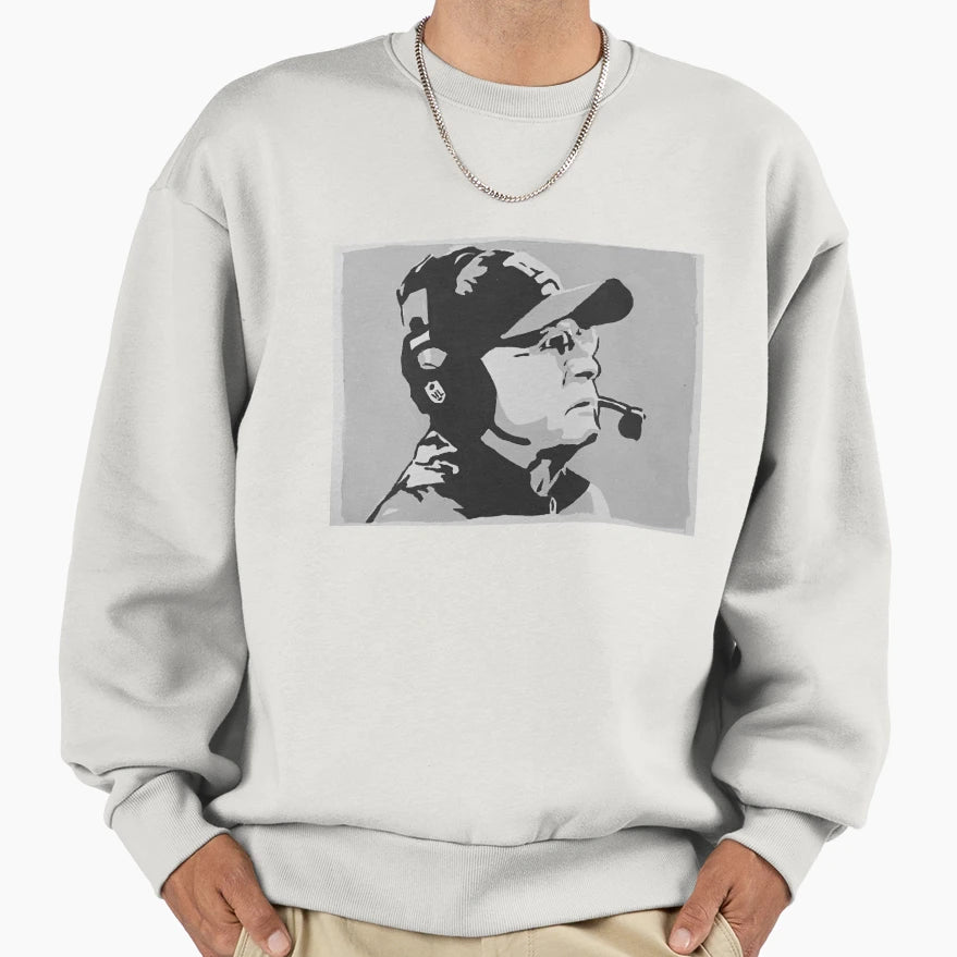 Tom Coughlin Portrait Sweatshirt - Minimalist Print Unisex - T-Shirt, Sweatshirt, Hoodie