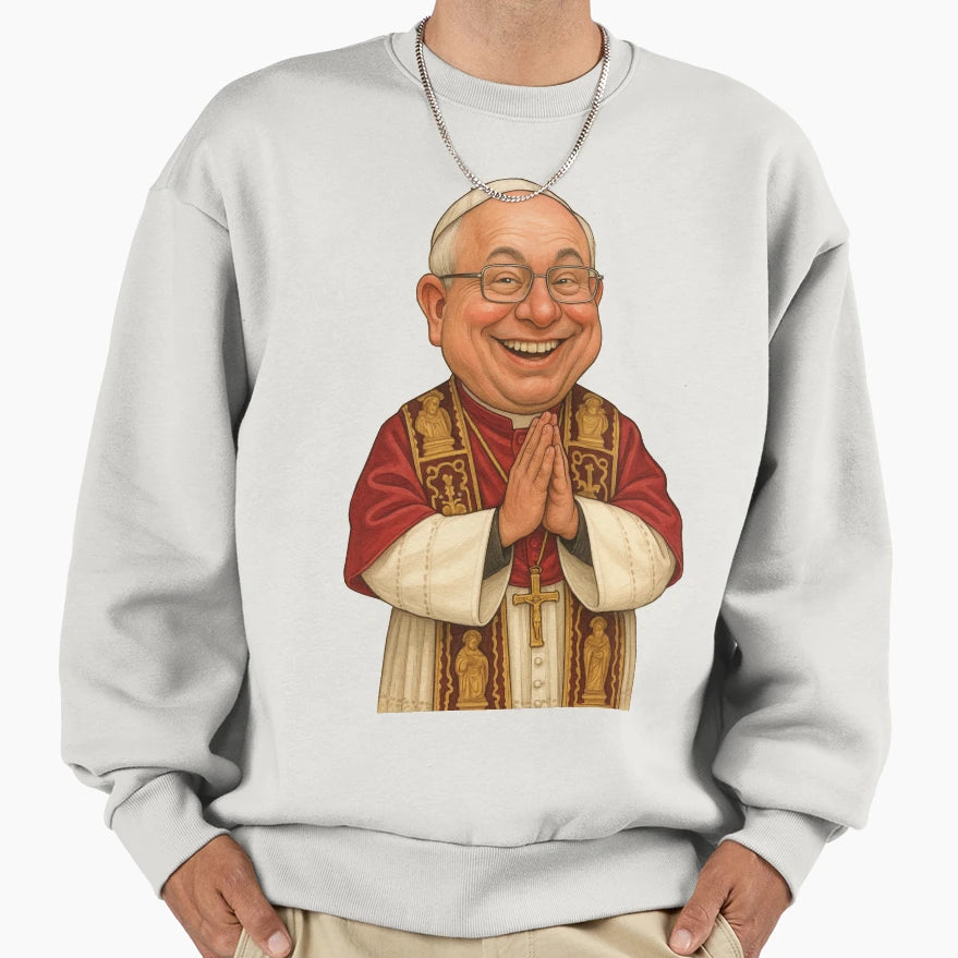 Pope Leo Xiv Sweatshirt - Minimalist Print Men Women - T-Shirt, Sweatshirt, Hoodie