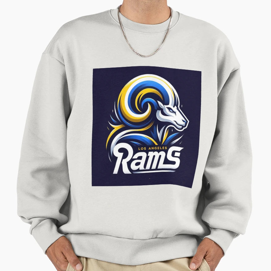 Rams Football Sweatshirt - Fun Novelty Design Unisex - T-Shirt, Sweatshirt, Hoodie